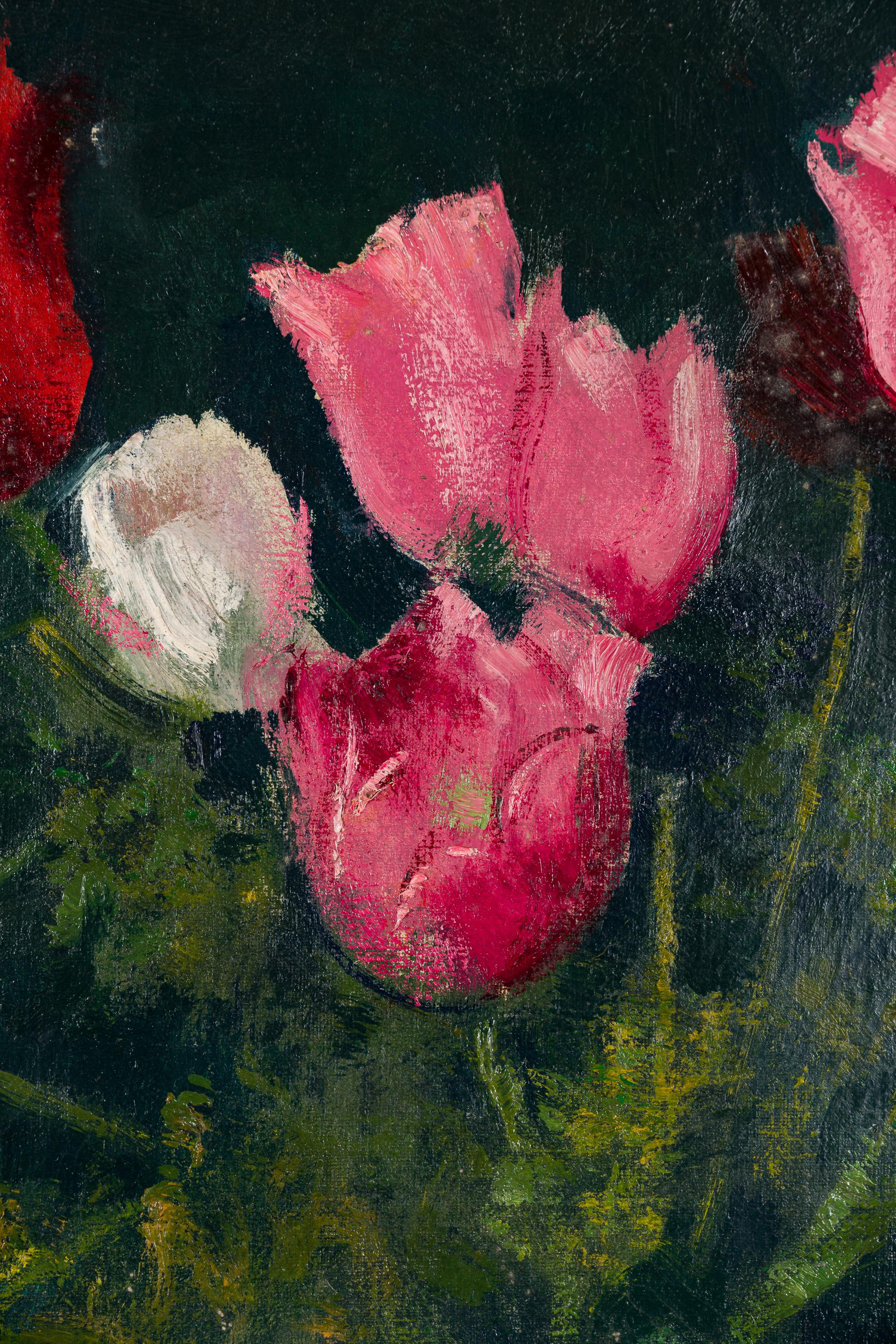 I paesaggi di Heinrich Krause presentano, oltre agli influssi dell'Impressionismo francese e alla sua riorganizzazione in Austria, anche una forte influenza di Cézanne. Le sue vibranti Farbflächen sono il punto di partenza per lo sviluppo di uno