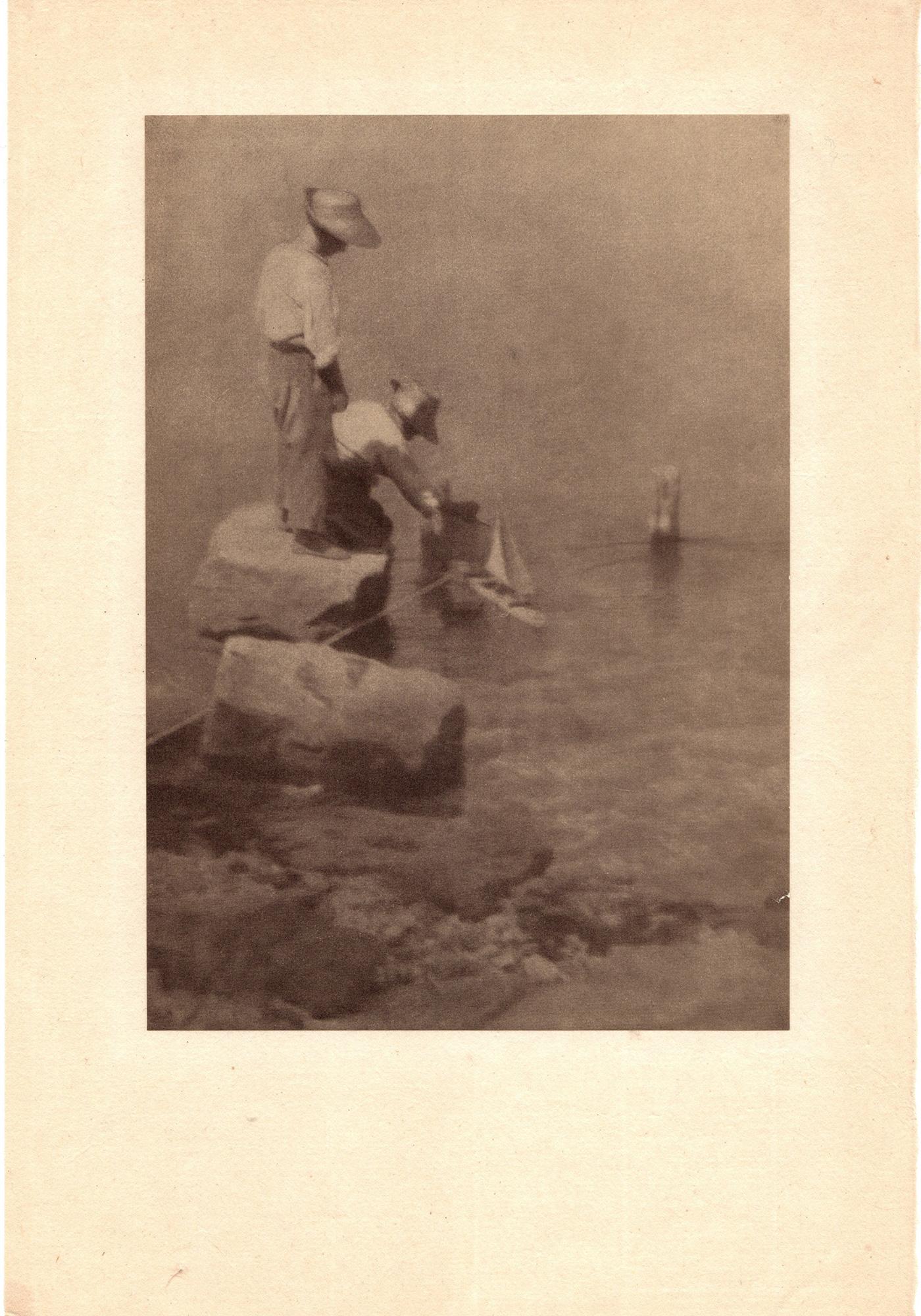 Sailing Boats; From the journal Camera Work - Photograph by Heinrich Kuhn