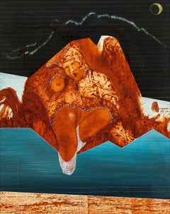 Untitled, Nude Surreal Figure in a Landscape