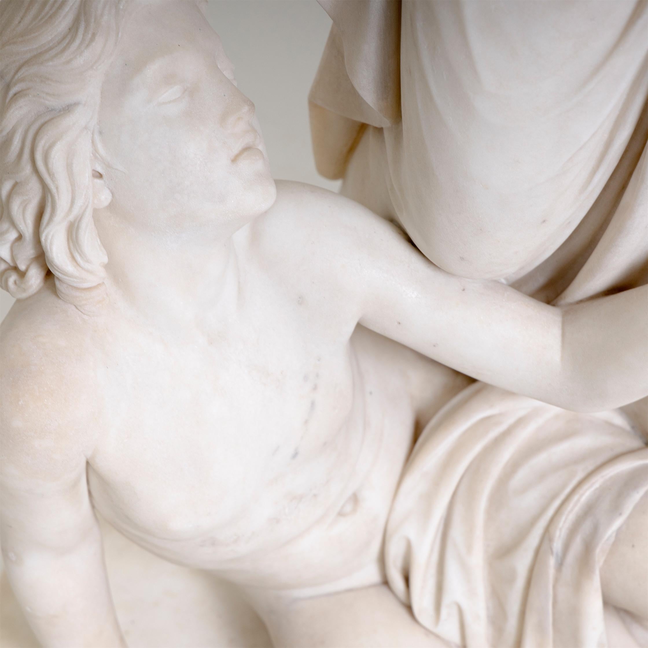 Metà XIX secolo Heinrich Max Imhof, Agar e Ismaele, 1849 in vendita