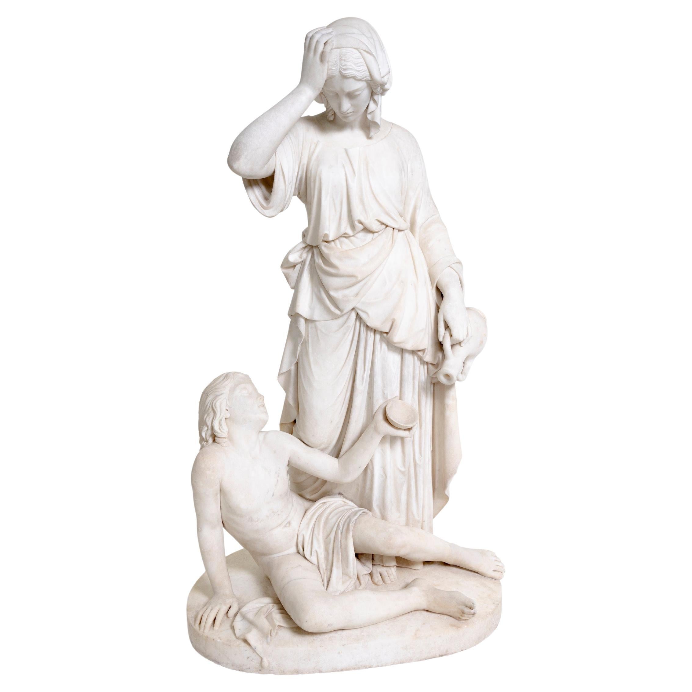 Heinrich Max Imhof, Hagar and Ishmael, 1849 For Sale