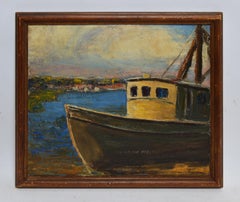 View of a Florida Shrimp Boat by Heinrich Pfeiffer