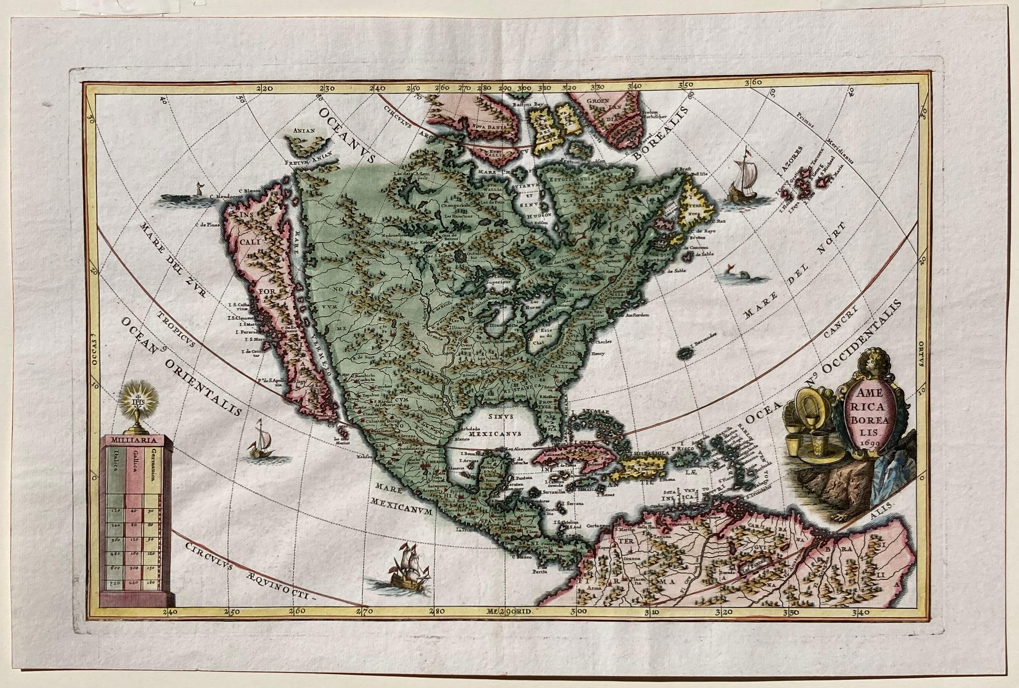 AMERICA BOREALIS (California As An Island) - Print by Heinrich Scherer