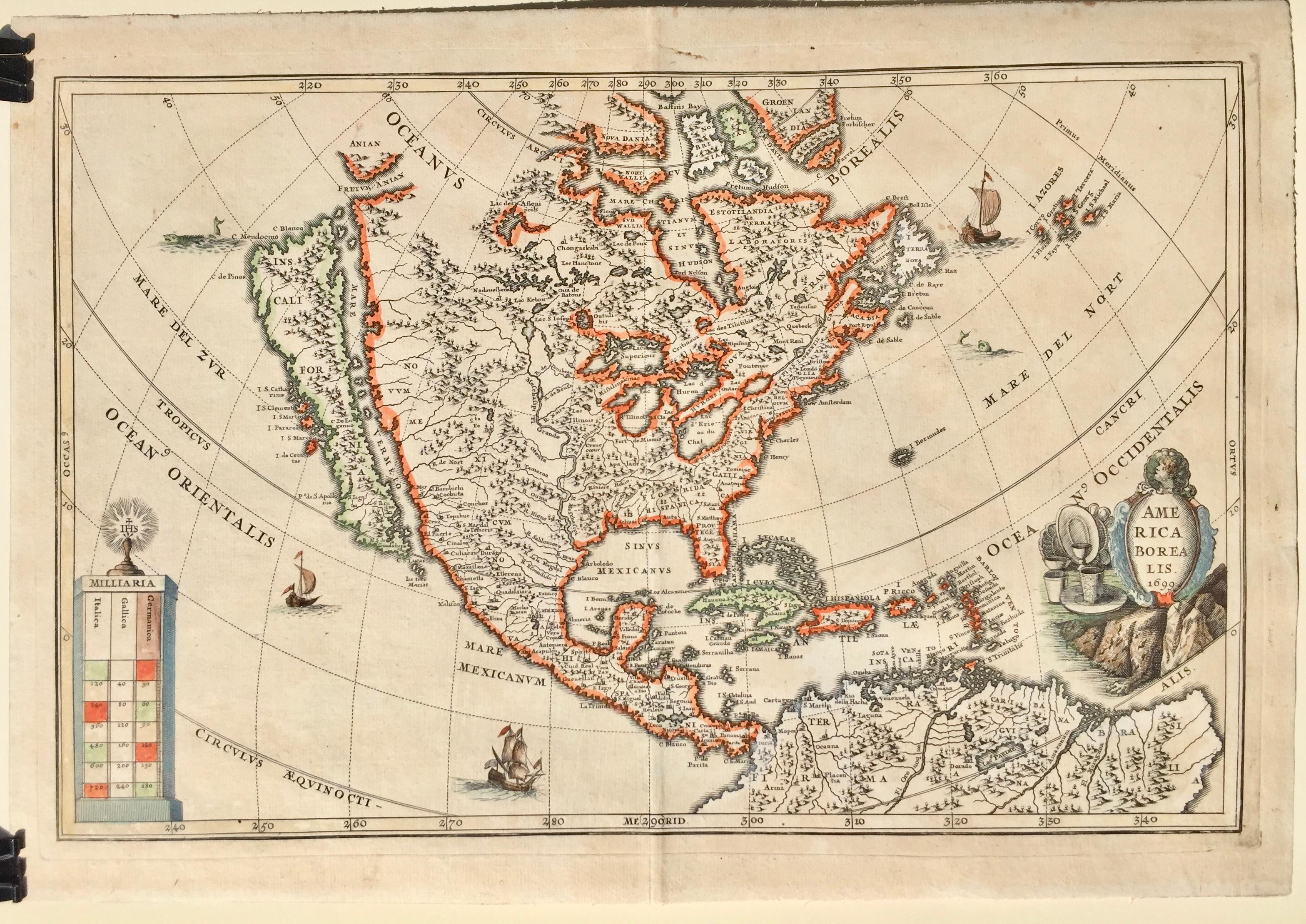 AMERICA BOREALIS (California As An Island) - Print by Heinrich Scherer