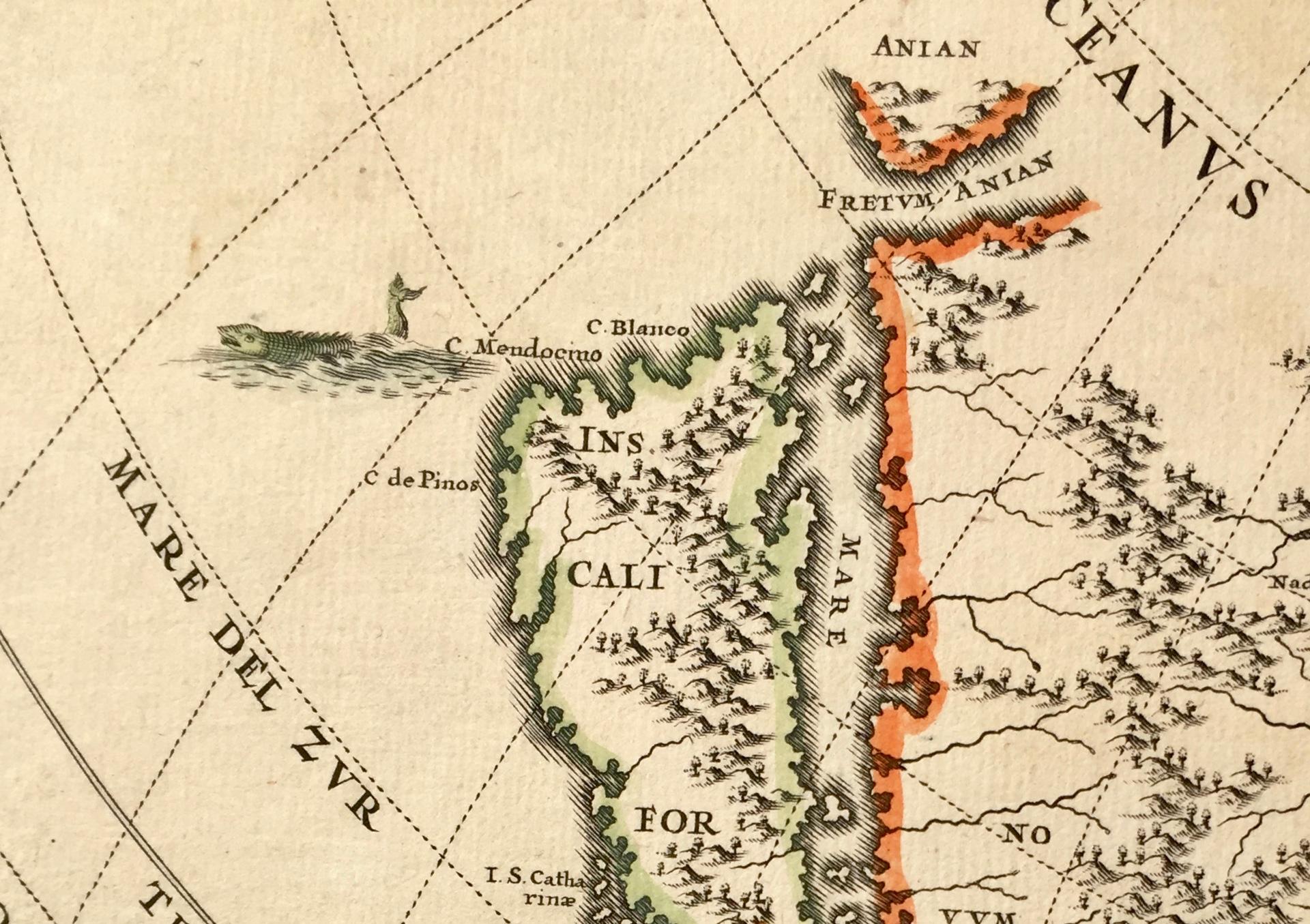 old maps showing california as an island