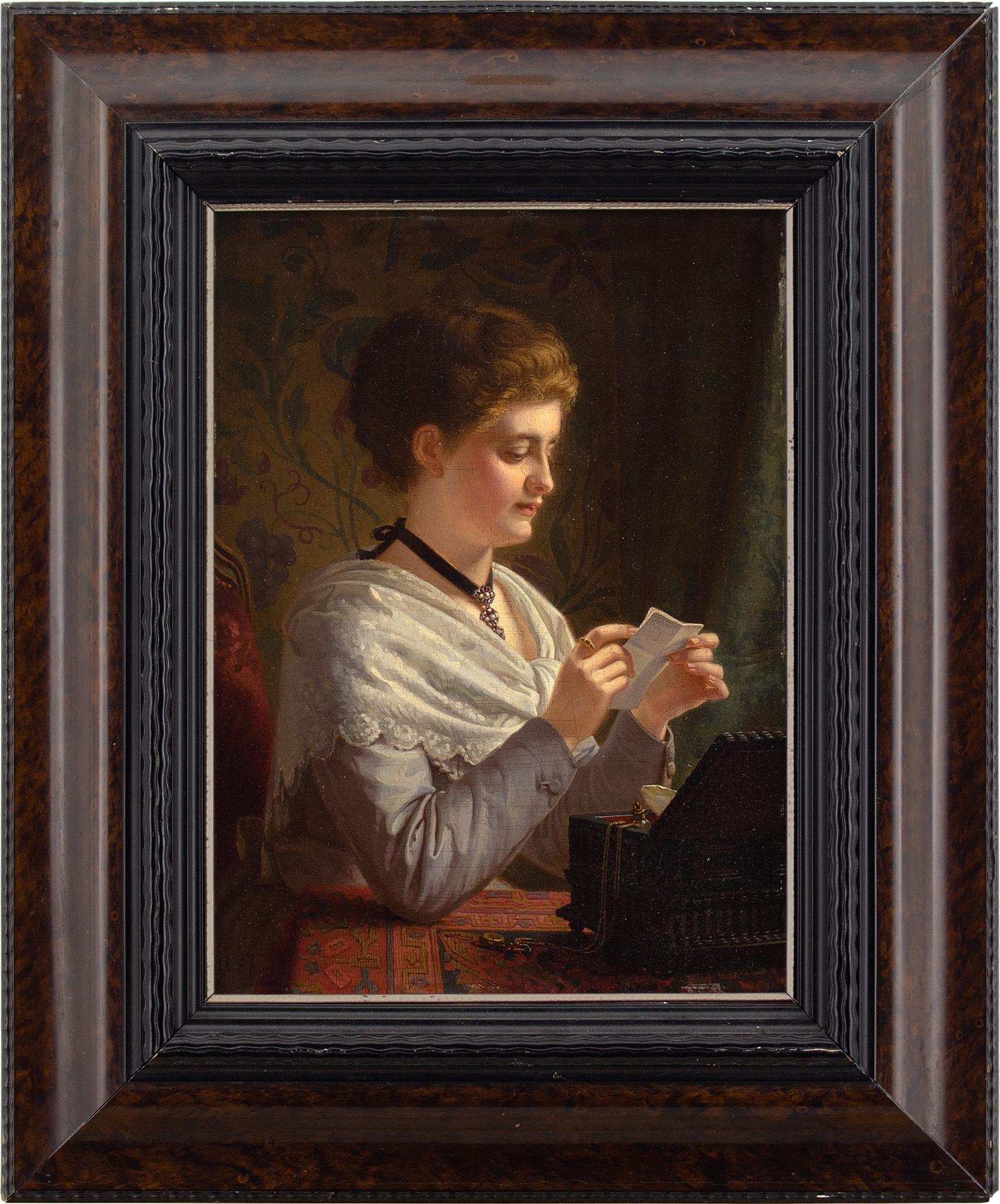 Woman Writing A Letter Painting