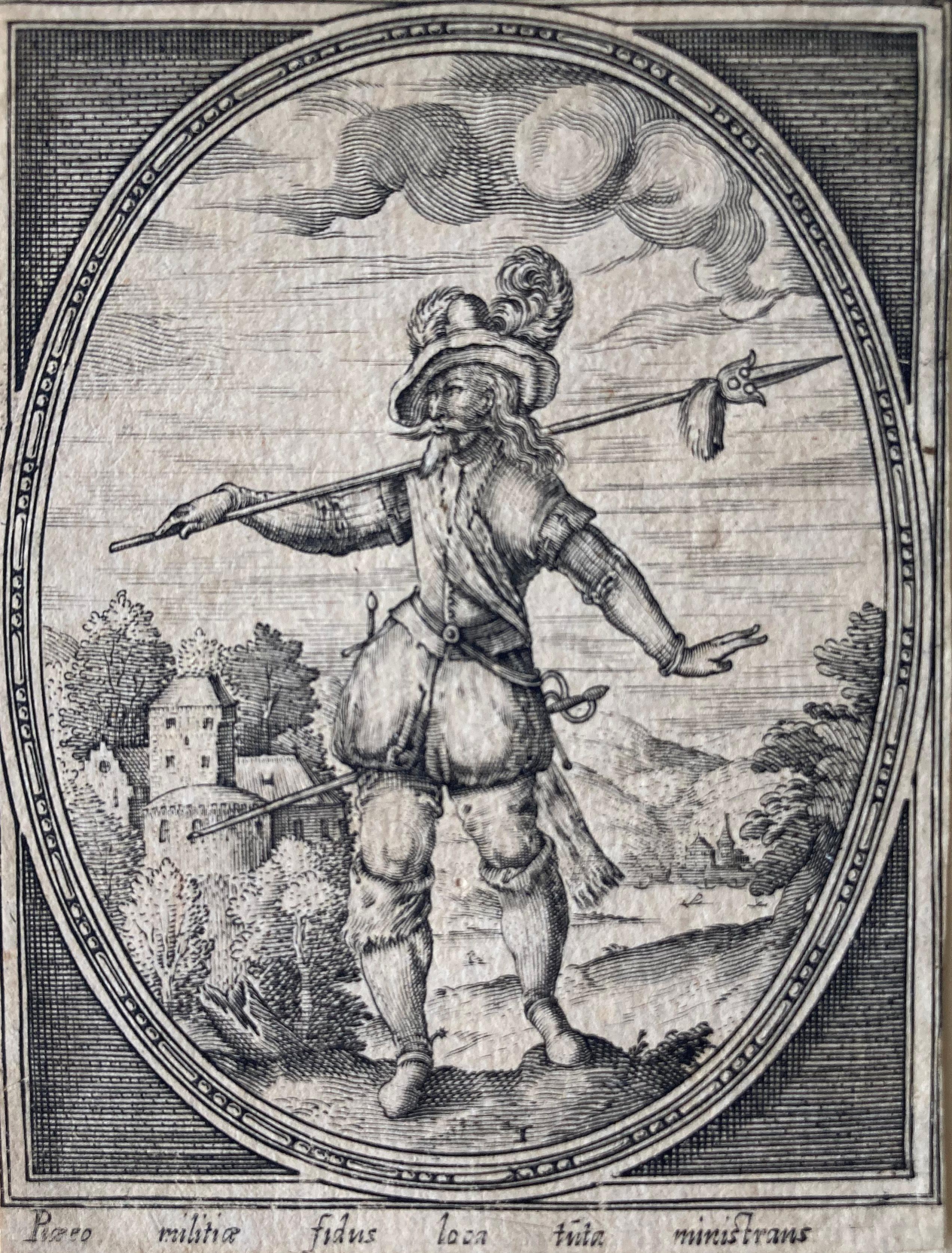 Heinrich Ulrich después de Paul Mair, Guardia del emperador Rodolfo, Soldado, Landsknecht