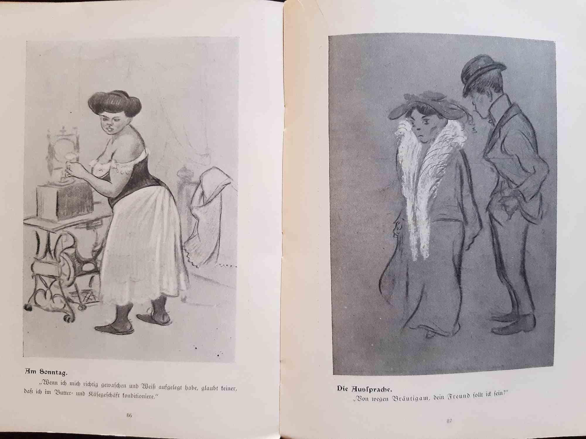 Kinder der strasse is a modern rare book illustrated by Heinrich Zille (Radeburg, 10 January 1858 - Berlin, 9 August 1929) in 1908.

Original First Edition.

Published by Verlag der lustigen blatter, Berlin.

Format: in 8°. The dimensions and the