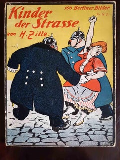 Kinder der Strasse – illustriertes Buch von Heinrich Zille – 1908