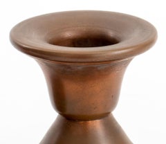 Heintz Kunst Metall-Kerzenständer aus Sterling auf Bronze