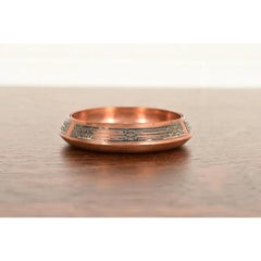 Cenicero o Catchall Heintz Arts & Crafts Plata de Ley sobre Bronce