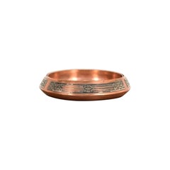 Cenicero o Catchall Heintz Arts & Crafts Plata de Ley sobre Bronce