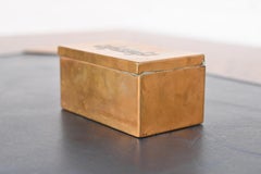 Heintz Arts & Crafts Sterling Silver on Bronze Box