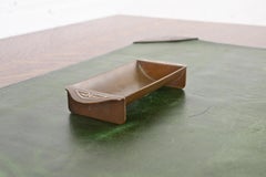 Heintz Arts & Crafts Sterling Silver on Bronze Catchall or Pen Tray