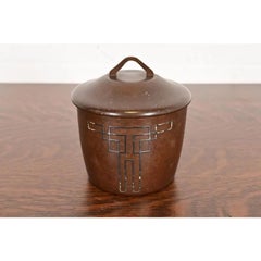 Heintz Arts & Crafts Sterling Silver on Bronze Humidor