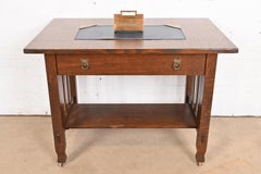 Heintz Arts & Crafts Sterling Silver on Bronze Letter Rack