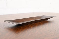 Heintz Arts & Crafts Sterling Silver on Bronze Pen Tray