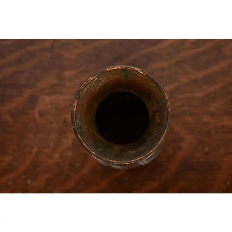 XX secolo Vaso Petite in argento e bronzo di Heintz Arts & Crafts in vendita