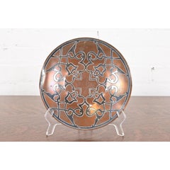 Heintz Arts & Crafts Sterling Silver on Bronze Plate