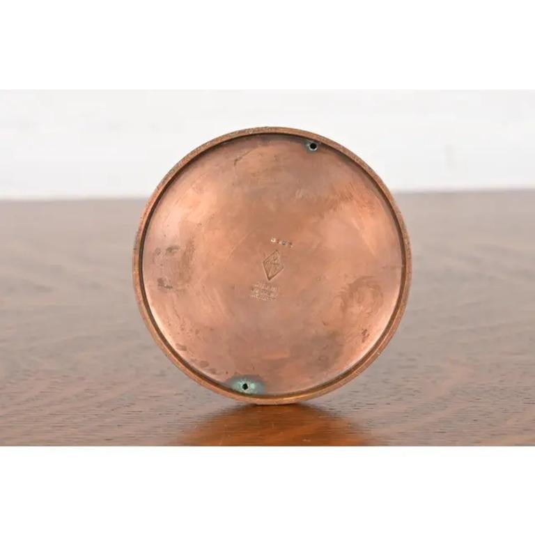 Argento 925 Vaso a bocciolo alto in argento e bronzo di Heintz Arts & Crafts in vendita