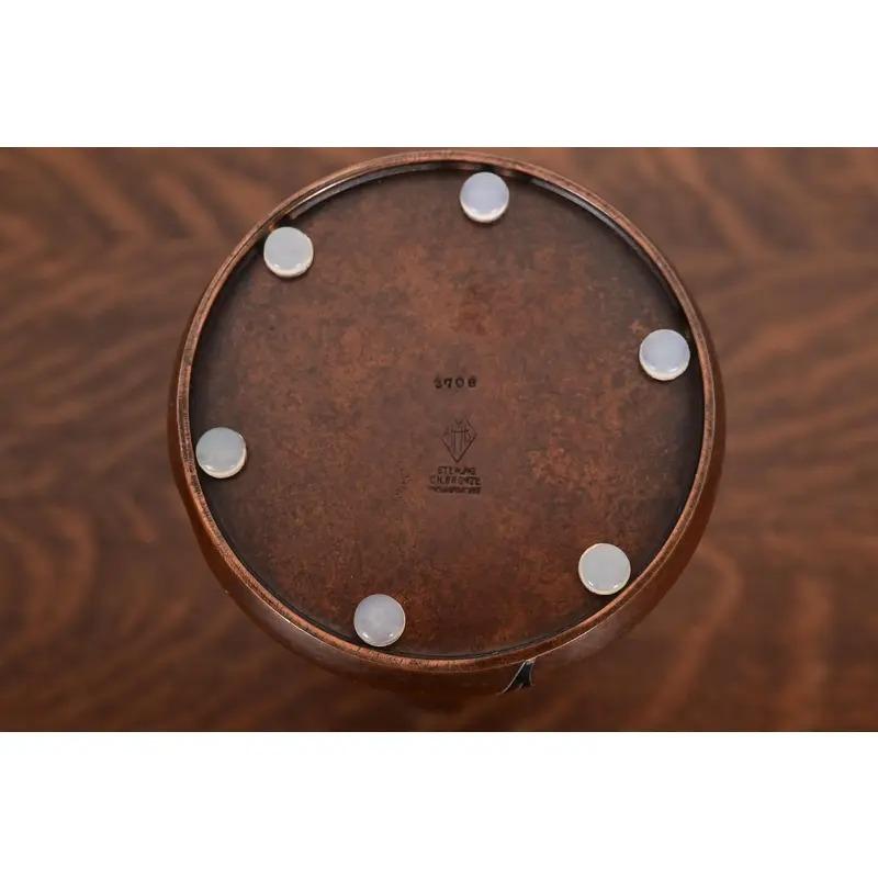 Vaso Heintz Arts & Crafts in argento e bronzo in vendita 3