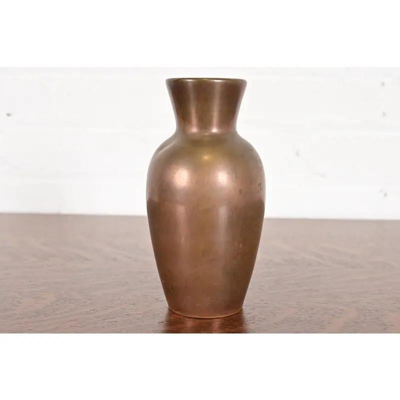 Vaso Heintz Arts & Crafts in argento e bronzo in vendita 5