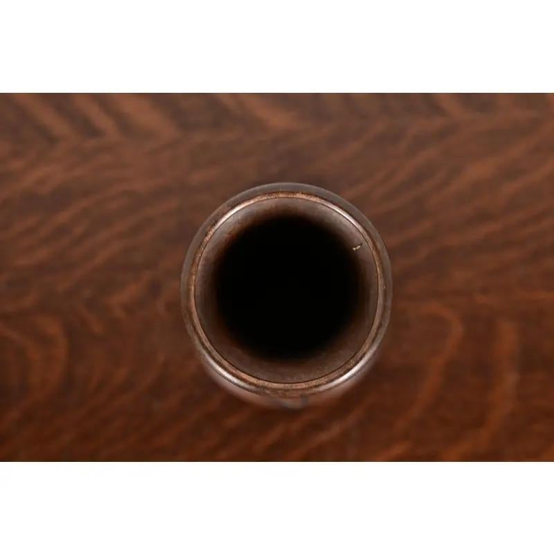 Vaso Heintz Arts & Crafts in argento e bronzo In condizioni buone in vendita a South Bend, IN