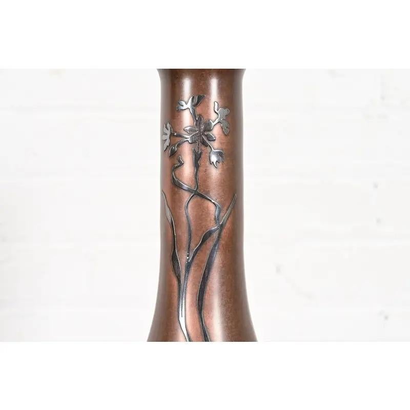 Argento 925 Vaso Heintz Arts & Crafts in argento e bronzo in vendita