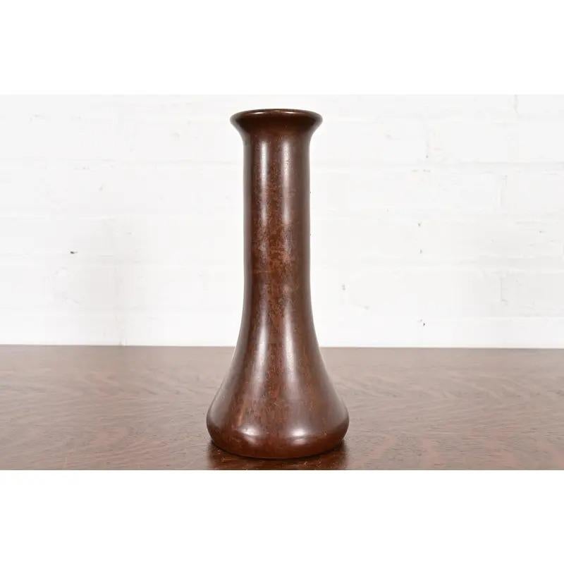 Vaso Heintz Arts & Crafts in argento e bronzo in vendita 2