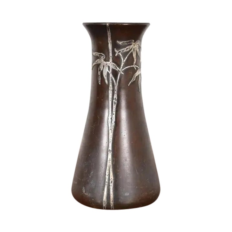 Vaso Heintz Arts & Crafts in argento e bronzo