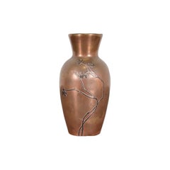 Vaso Heintz Arts & Crafts in argento e bronzo