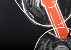 Der Buchstabe Q, Pop Art Siebdruck von Heinz Edelmann