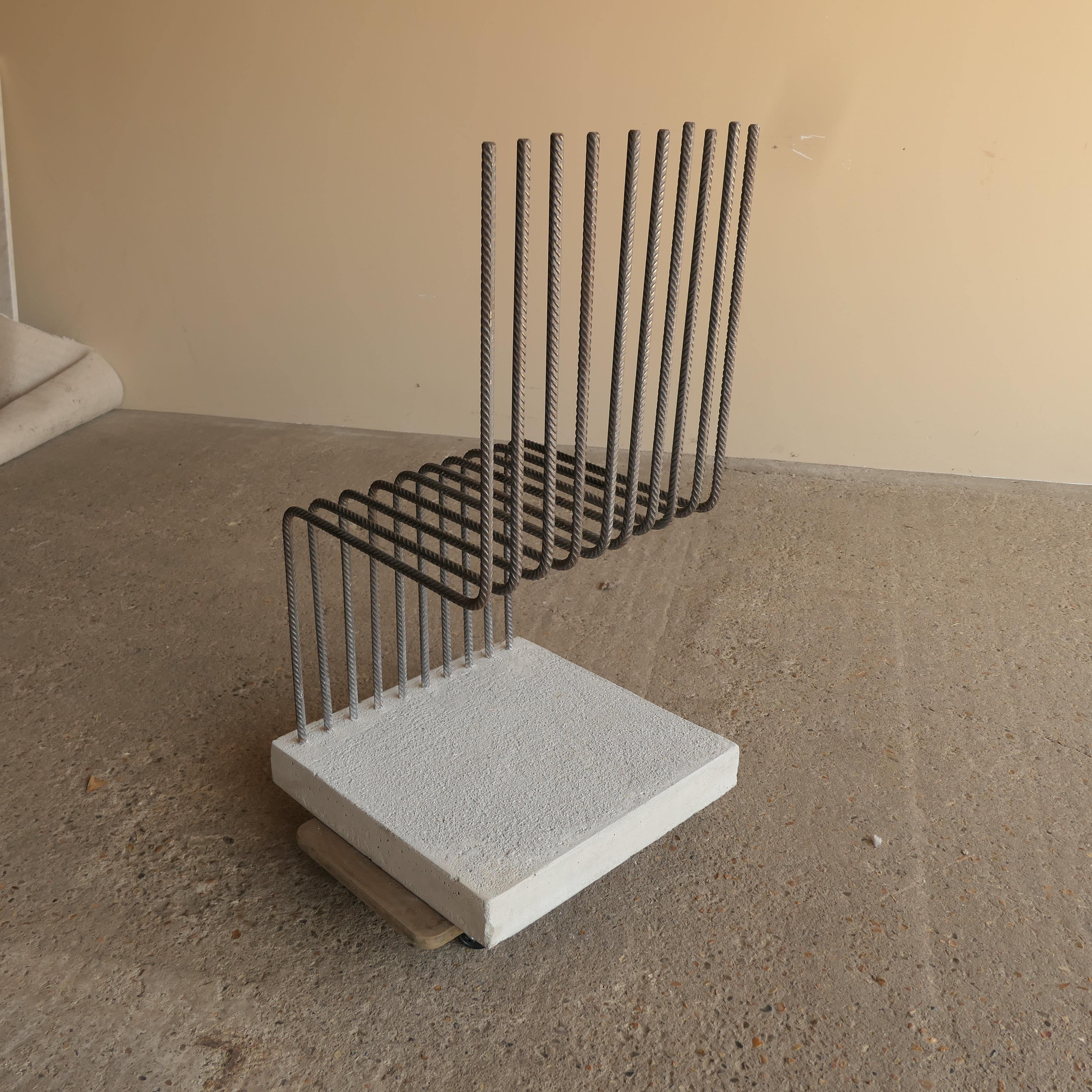 Concrete Heinz Landes ‘Solid Chair’ For Sale