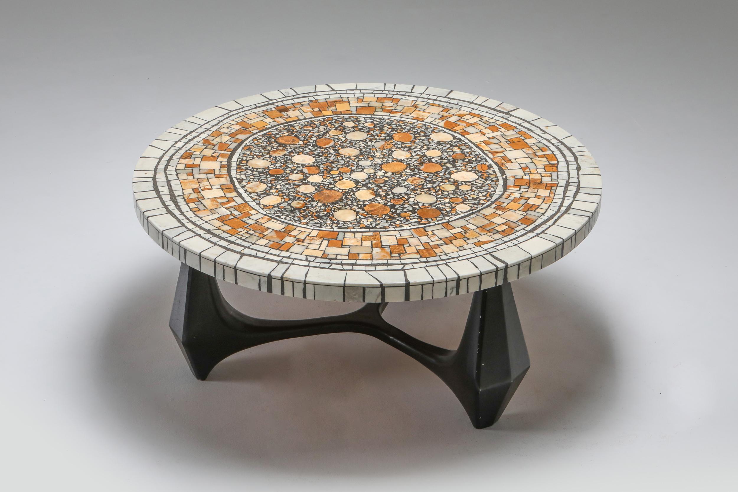 marble mosaic table