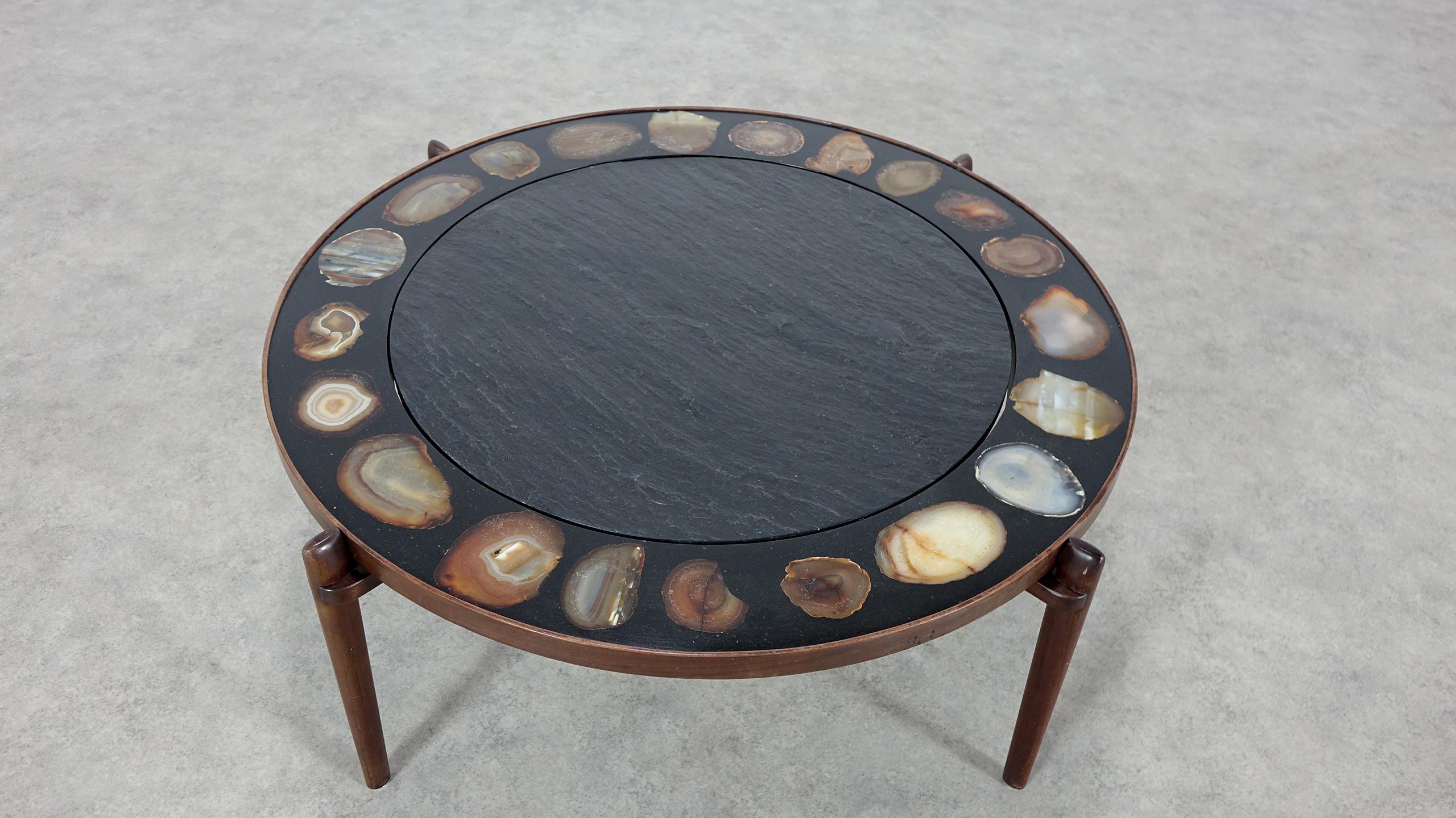 Heinz Lilienthal Coffee Table Model E8 Agate, 1968 2