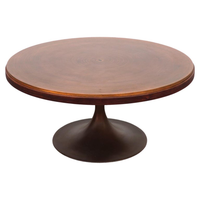 Heinz Lilienthal Copper Etched Coffee Table, Germany at 1stDibs