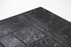 Heinz Lilienthal Slate Graphic Coffee Table Germany 1975