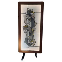 Huile de Heinz Llienthal, œuvre abstraite, pièce unique 1990