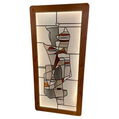 Vitrail Heinz Llienthal, pièce unique 1990