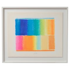 Heinz Mack (*1931 Lollar)  "sin título" Serigrafía en color, 2013