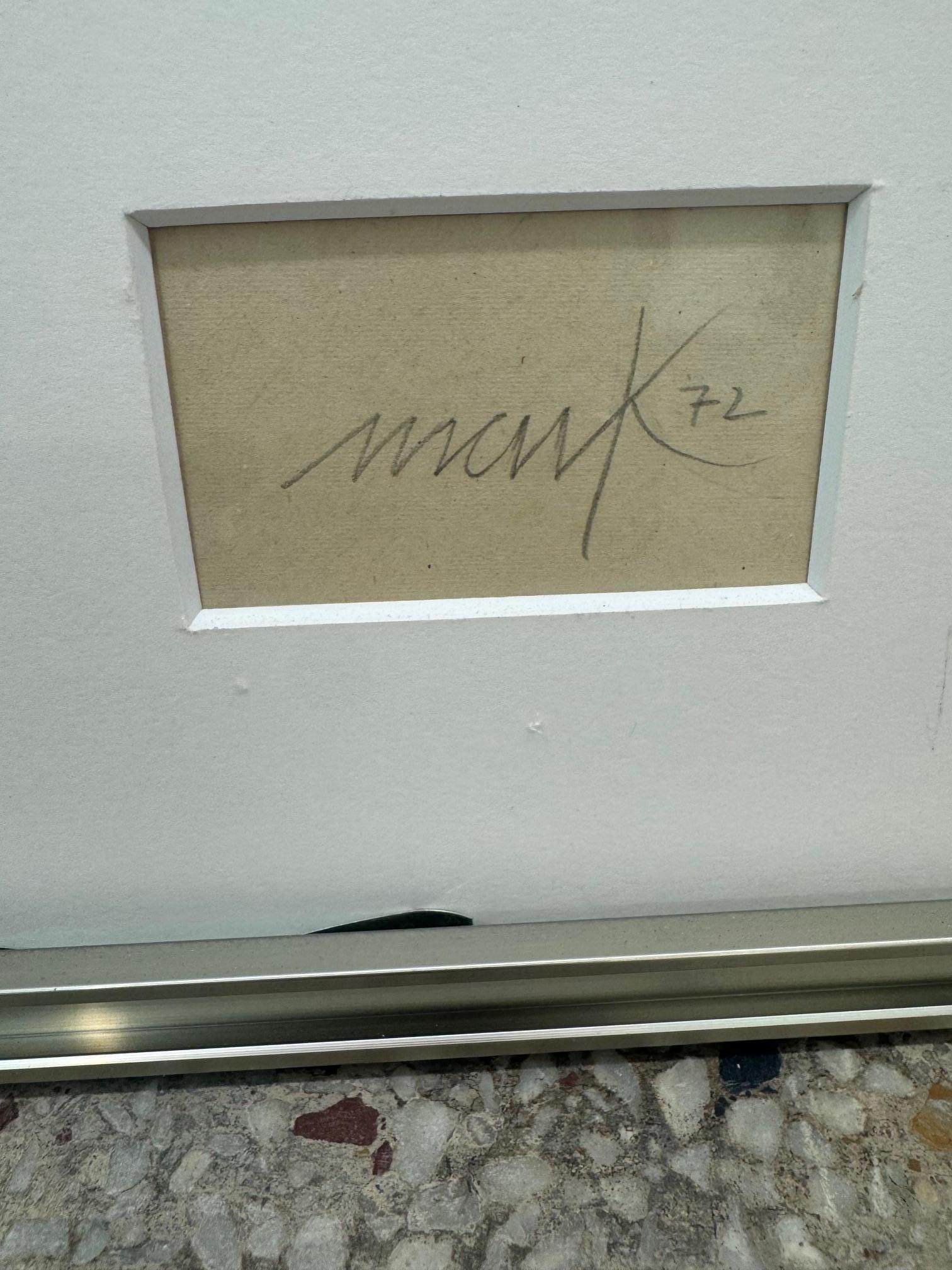 Silver Fan - contemporary zero art by Heinz Mack, silver minimalist op art For Sale 6