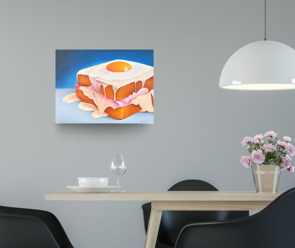 Toust - original realism still life painting - contemporary Art - Painting by Heinz Schönhammer
