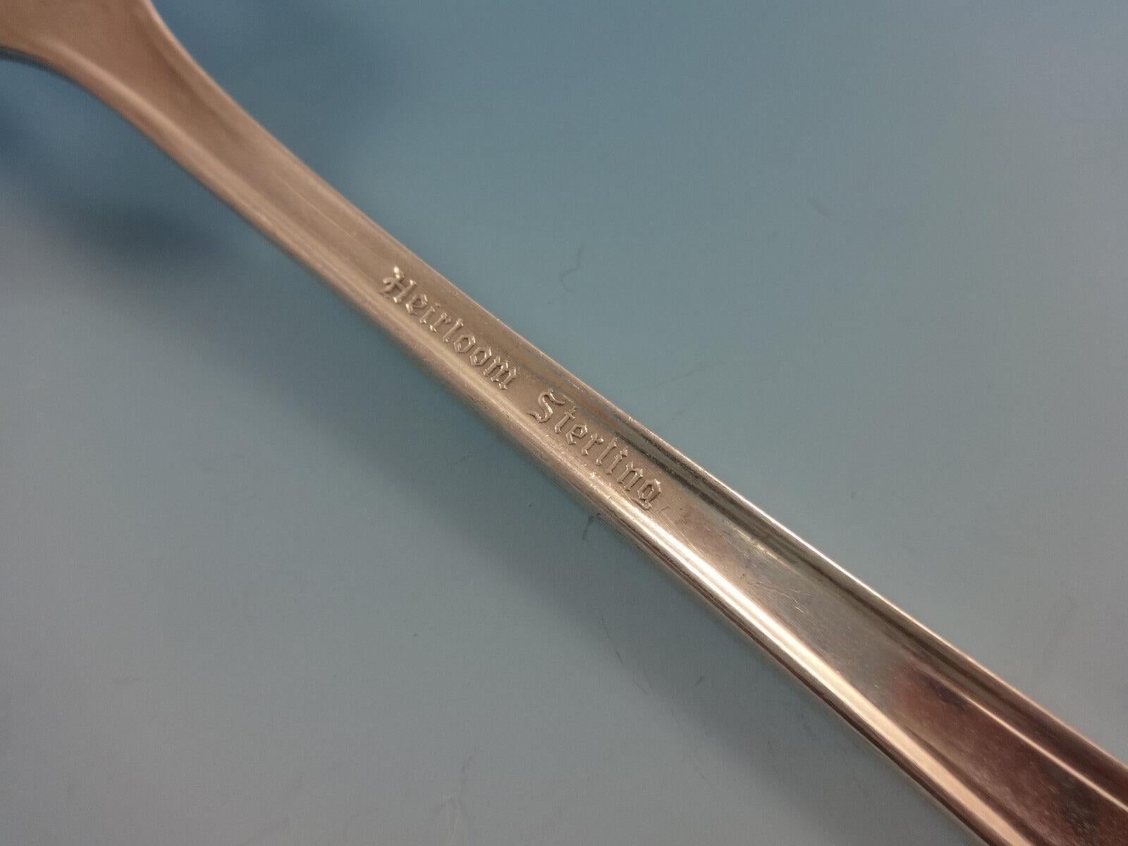 Servizio di posate in argento sterling Heiress by Oneida per 8 persone, 42 pezzi, formato griglia In condizioni ottime in vendita a Big Bend, WI