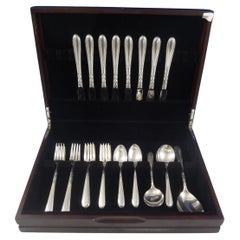 Heiress by Oneida Cubiertos de Plata de Ley Servicio Para 8 Set 42 Piezas Tamaño Rejilla