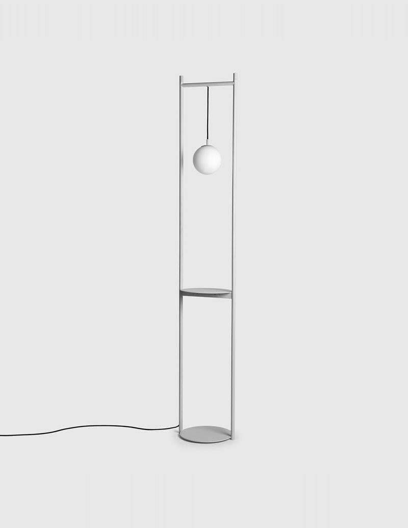 Heis floor lamp by Mason Editions.
Design: Matteo Fiorini
Dimensions: Ø.32 x 190 cm
Materials: Blown glass, nickel

Finishings: light grey, sage green, burgundy, black
Light source: G9 LED bulbs
Voltage: 110-120 v 220 -240 v

The idea