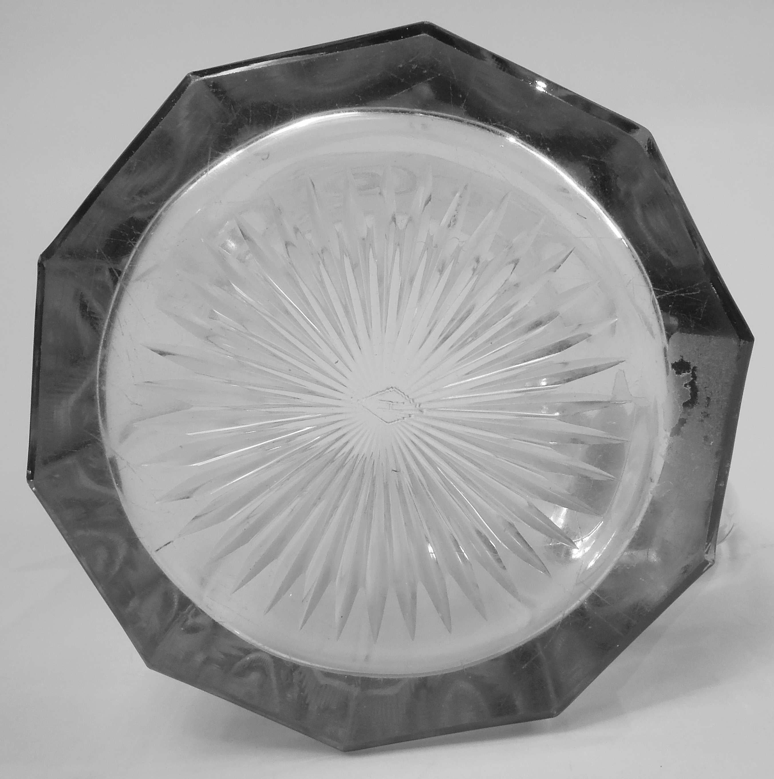 Amerikanischer Edwardianischer Regency-Wasserkrug aus Glas und Silber von Heisey 1
