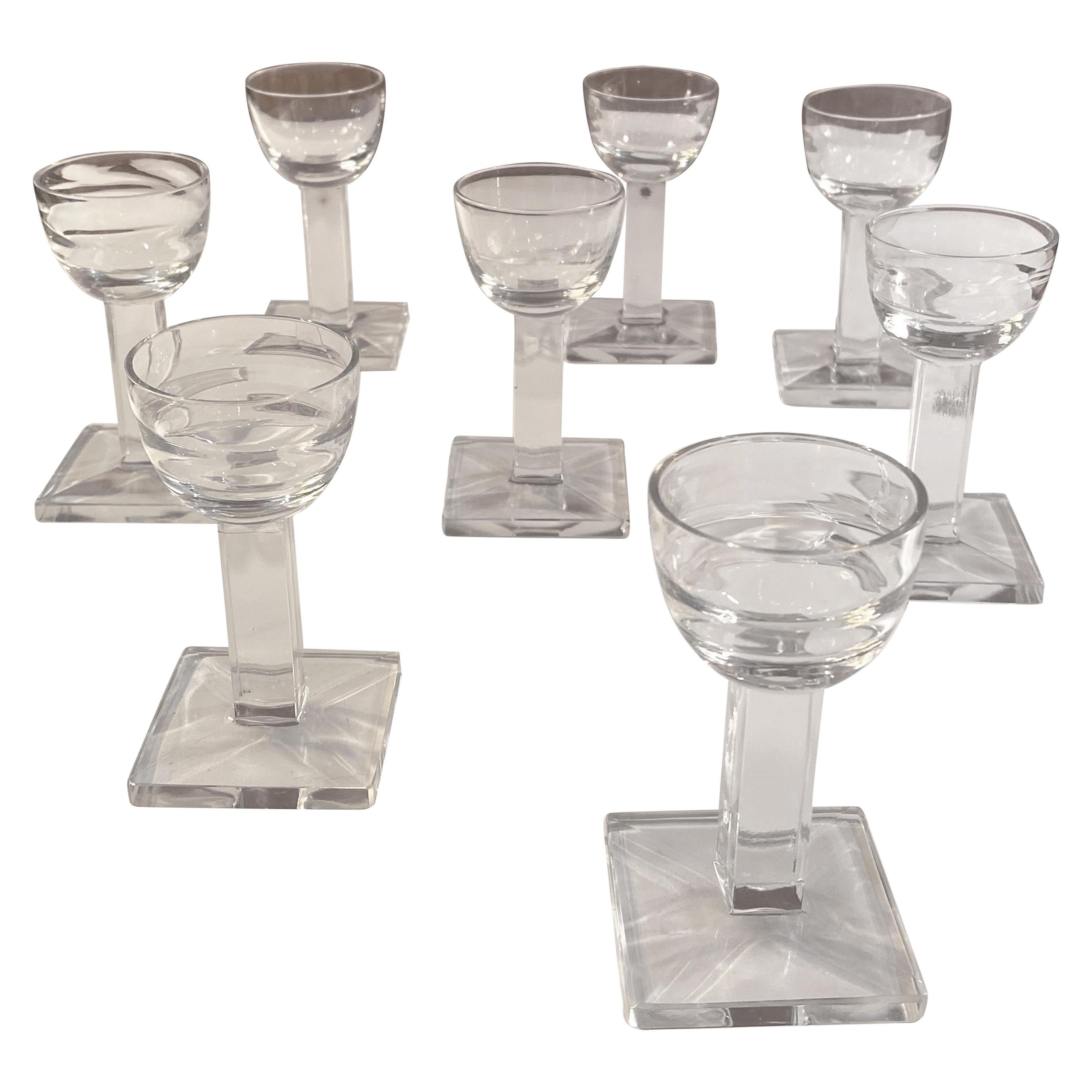 Heisey Style Liqour Glasses Set of 8