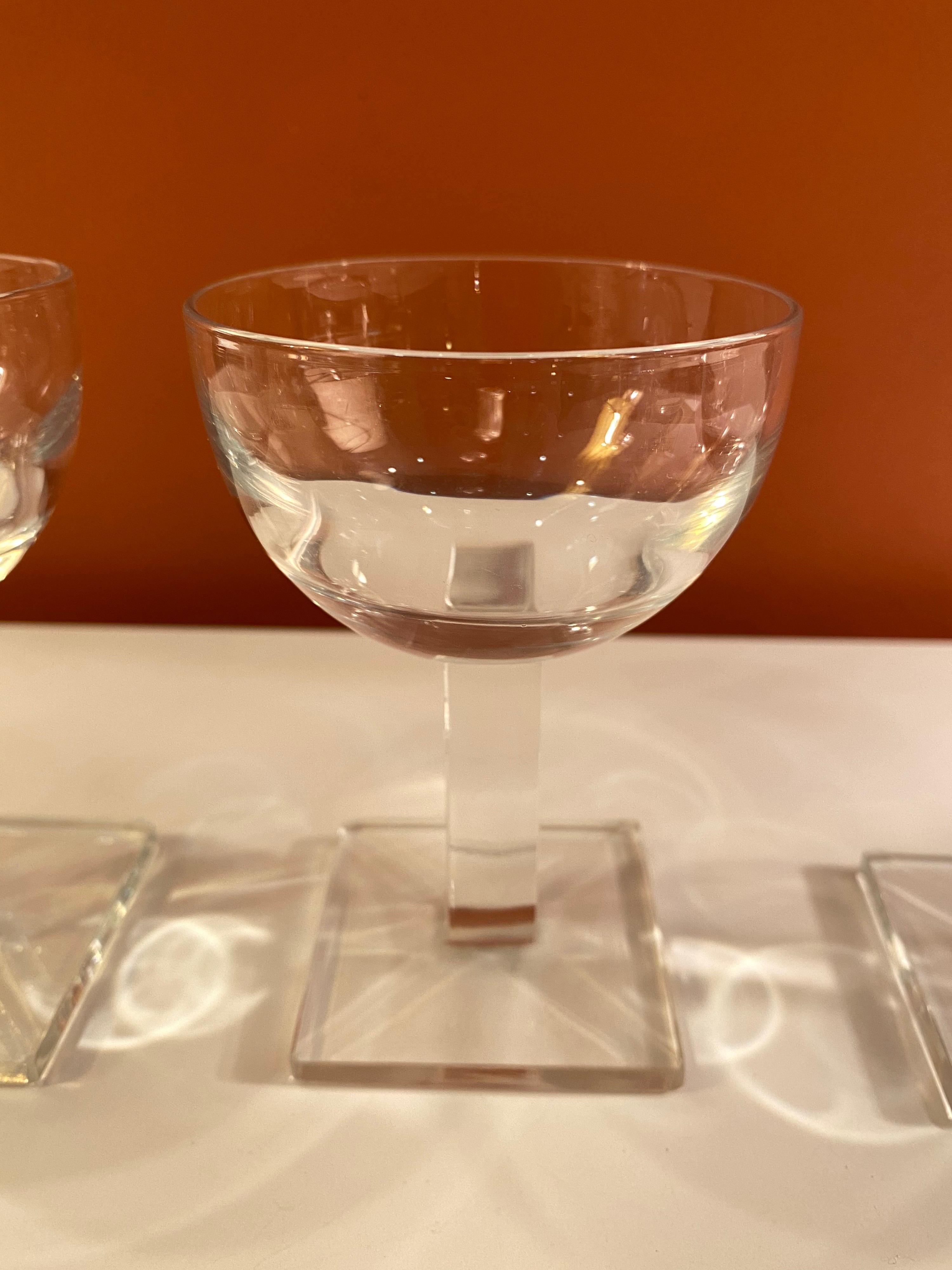 Art Deco Heisey Style New Era Cordial Stemware