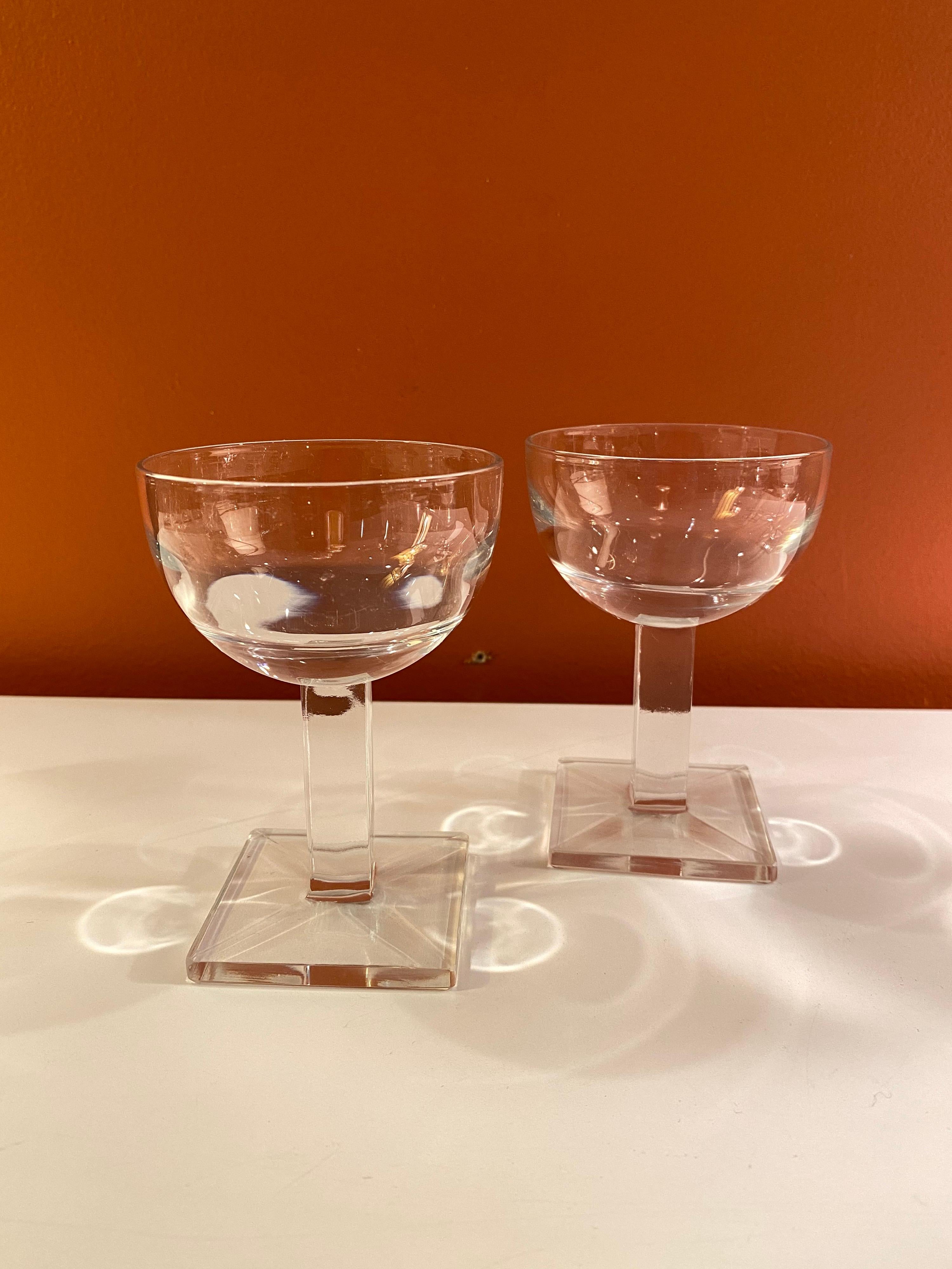 Mid-20th Century Heisey Style New Era Cordial Stemware