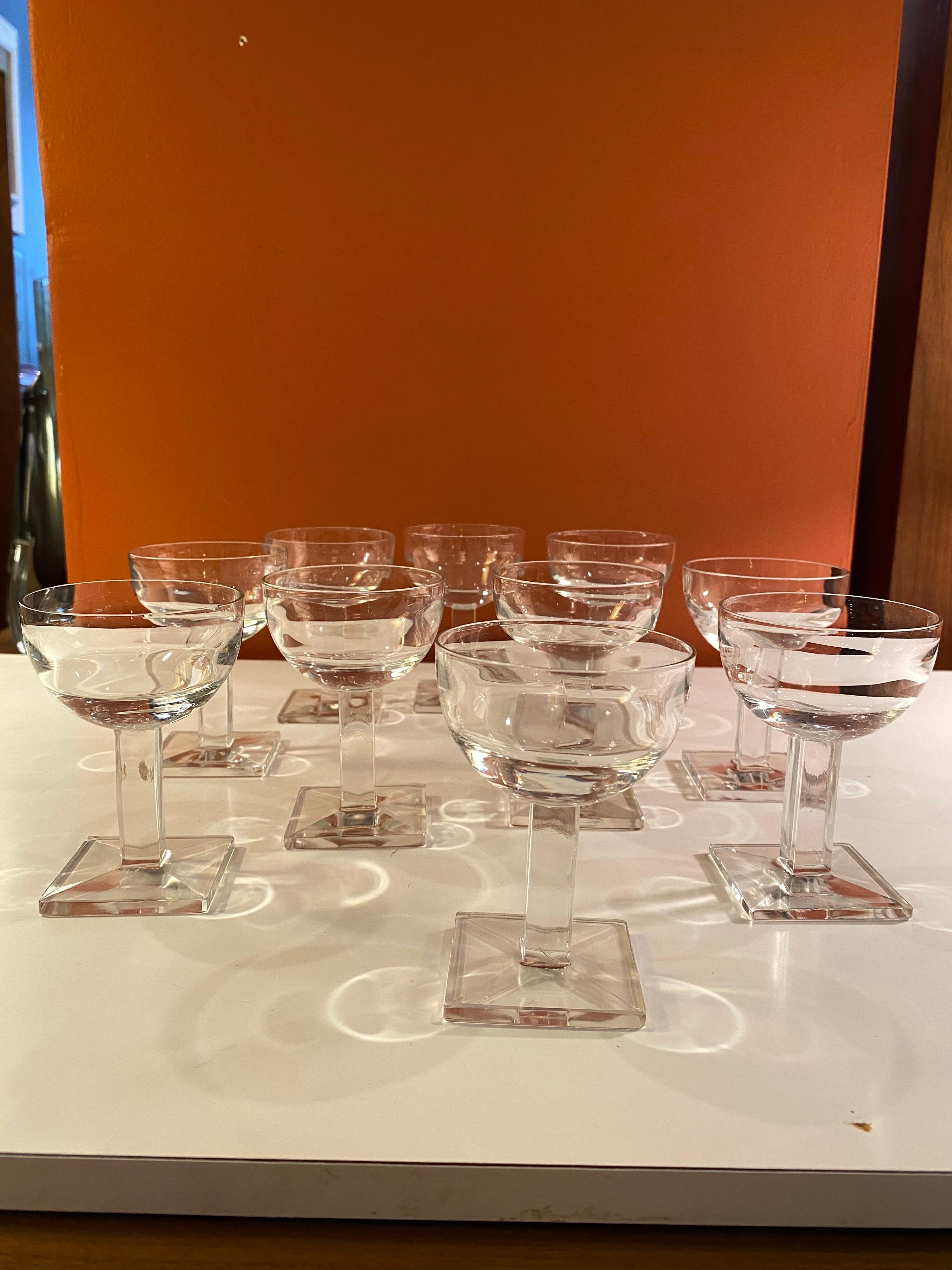 Glass Heisey Style New Era Cordial Stemware